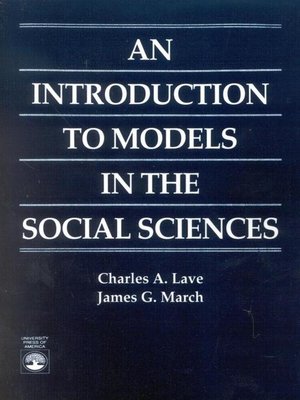 cover image of An Introduction to Models in the Social Sciences